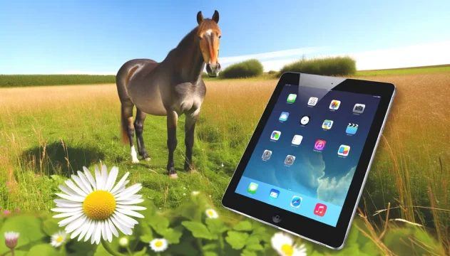 Hästar och iPad Air: En perfekt kombination för nybörjare