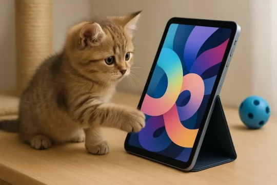 Kattunge och Apple iPad Air: En perfekt kombination