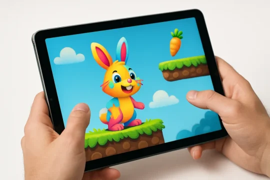 Utforska kaninspel på Apple iPad Air för nybörjare